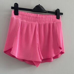 Pink Women's Pleated Shorts